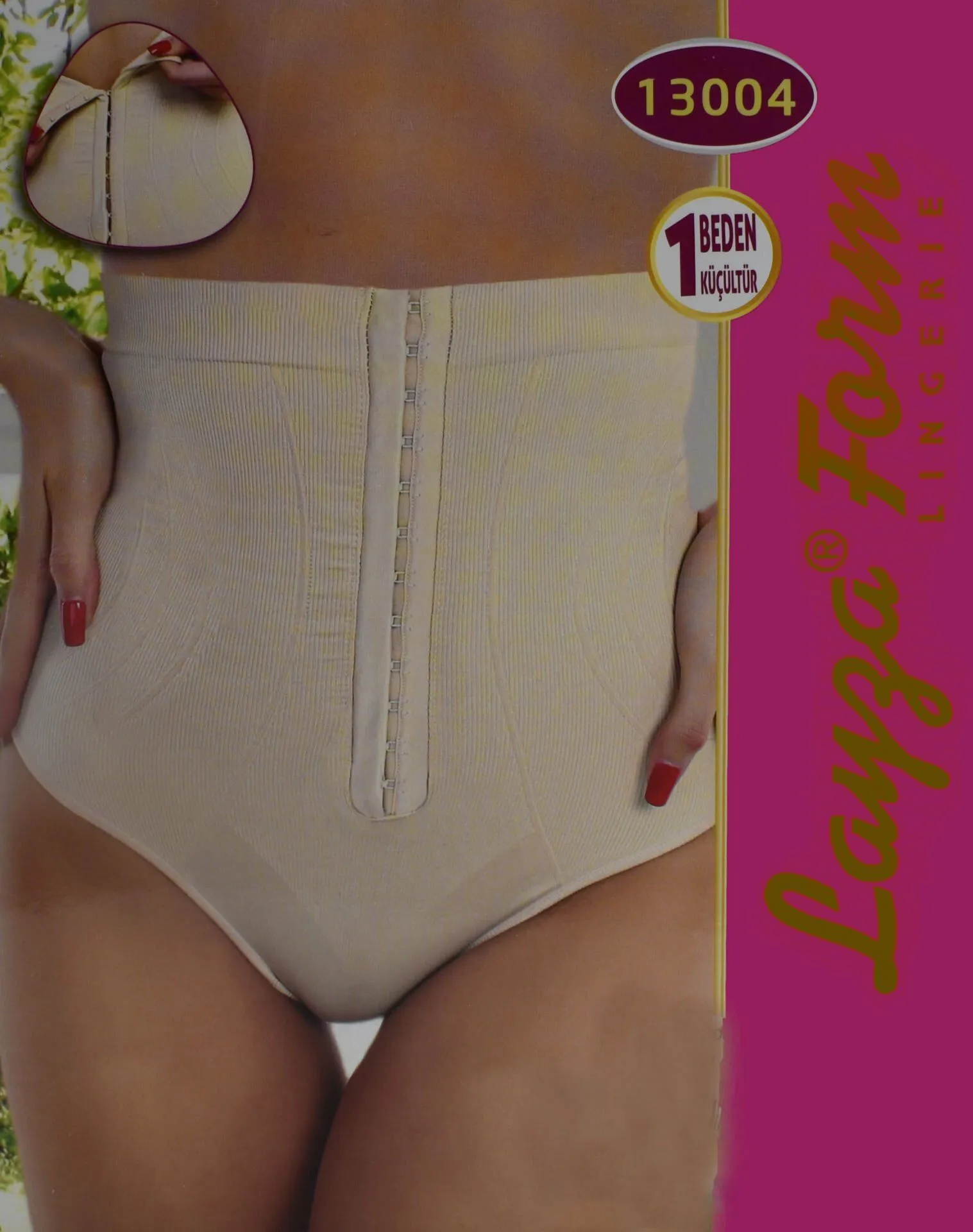 Liza 13004 Agraflı Slip Korse