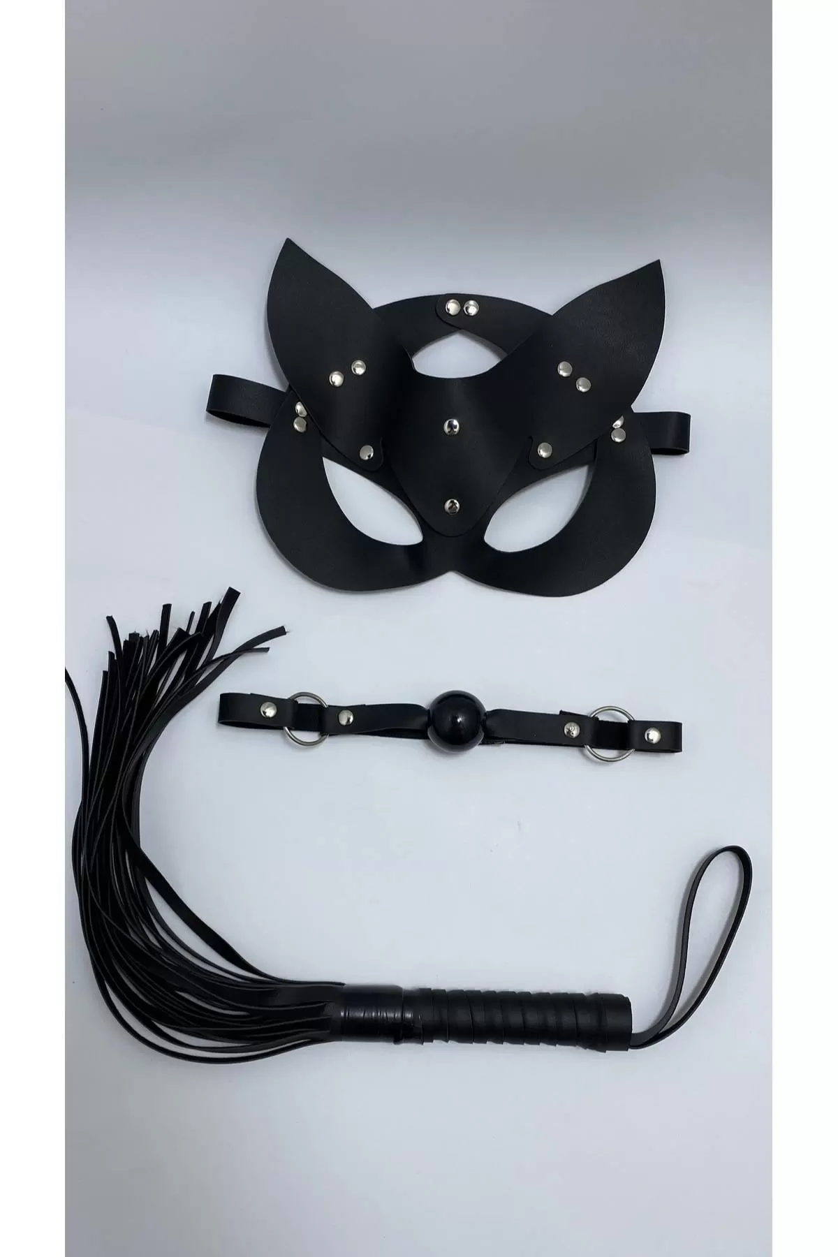 Siyah ,Maske,Ağız Topu,Maske 3Lü Set 800227
